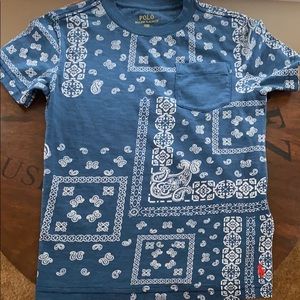 Ralph Lauren bandana shirt size 4/4T